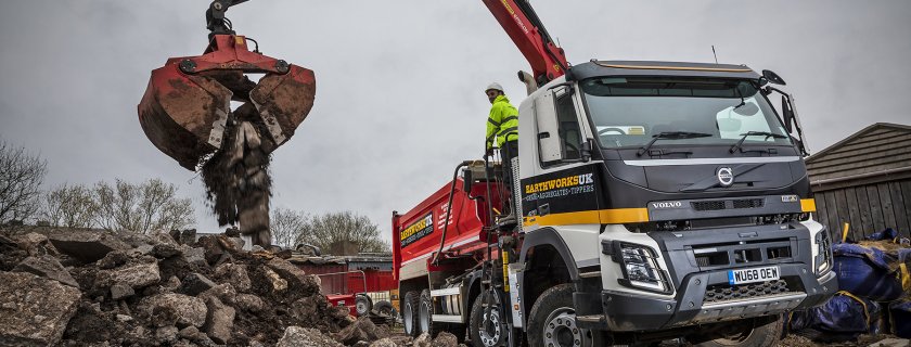 Earthworks UK Lands their First New Truck: a Volvo FMX