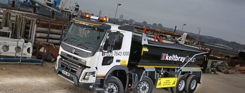 Keltbray Group, a leading UK specialist business that offers engineering, construction, demolition, decommissioning, remediation, rail, power transmission & distribution, reinforced concrete structures and environmental services, has added 14 new Volvo FMX rigid trucks to its fleet of vehicles.