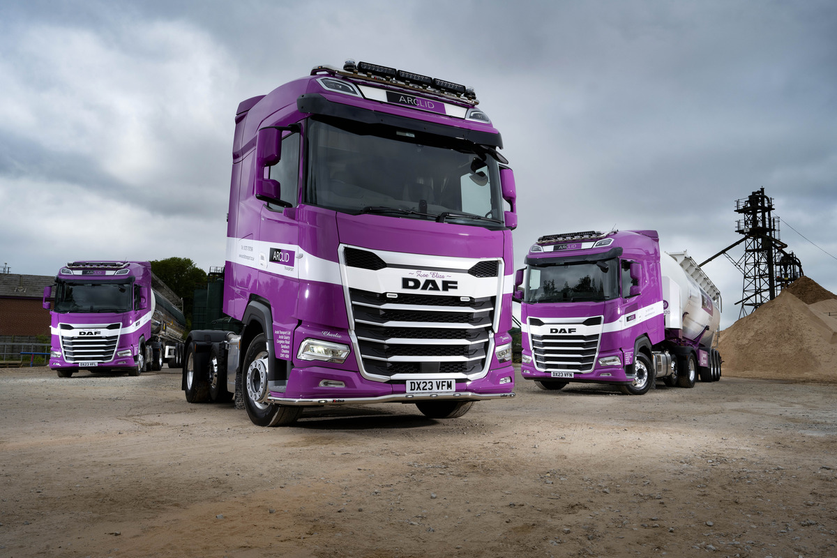 Arclid Transport's New DAF XG Trio