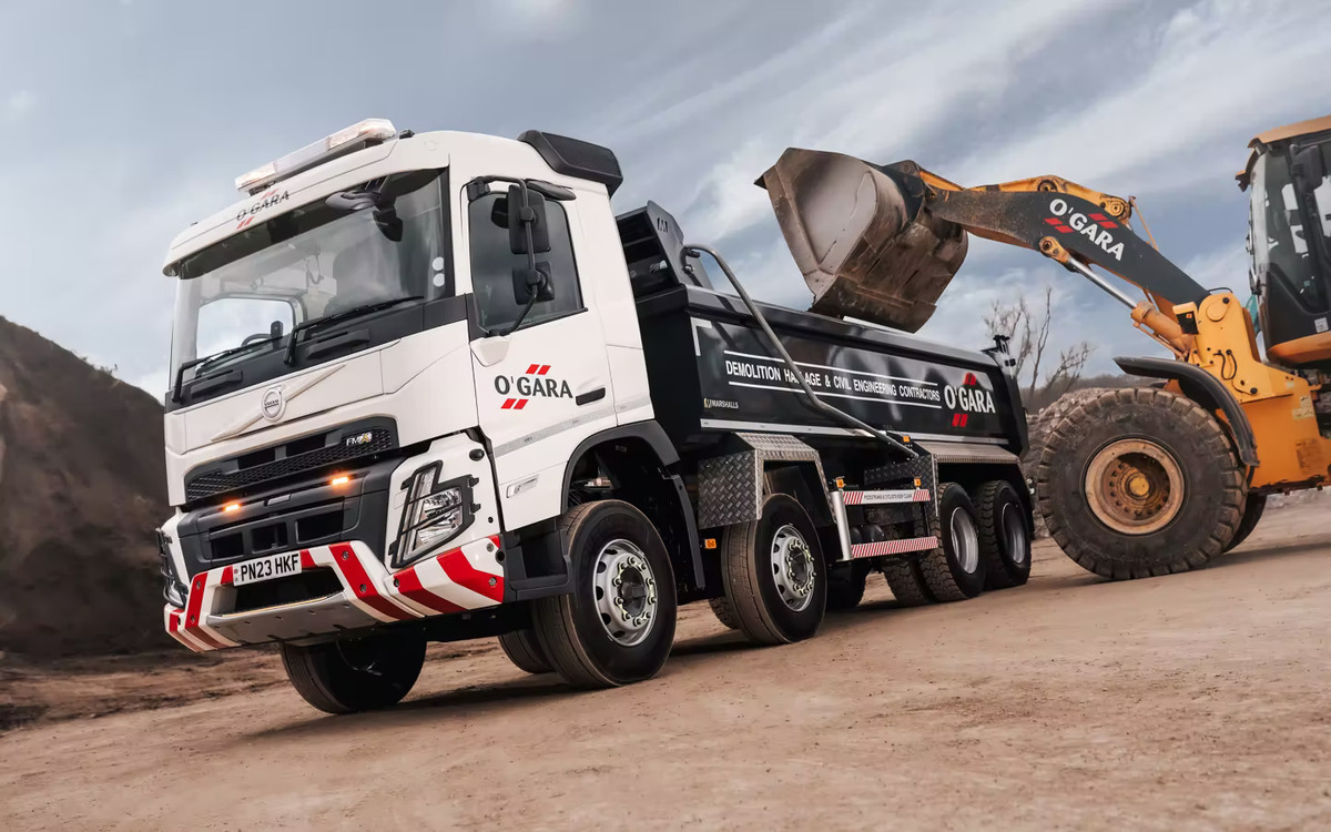 O'Gara's New Tipper Fleet Additions Supplied by Thomas Hardie Commercials