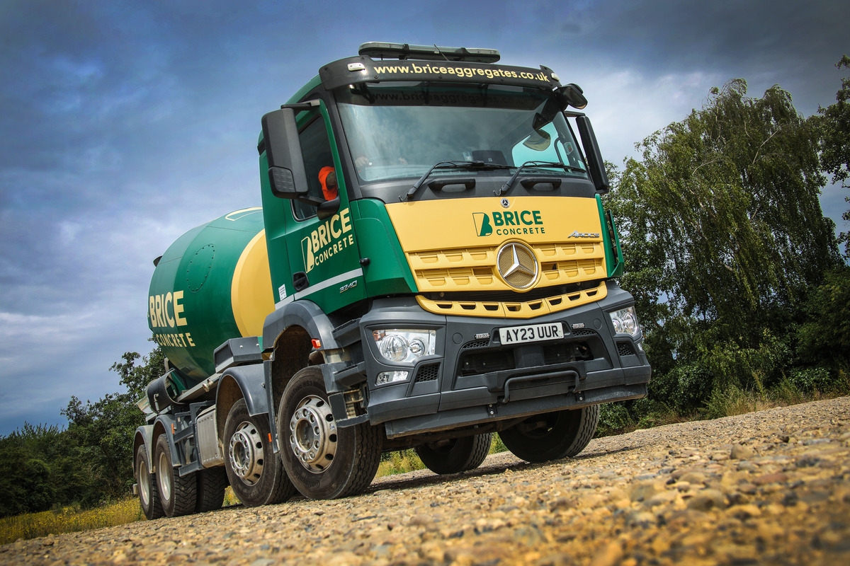 Brice Aggregates Builds Fleet with Mercedes-Benz