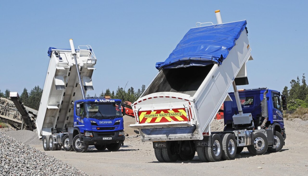 A. McPhee Haulage Welcome two New Scanias