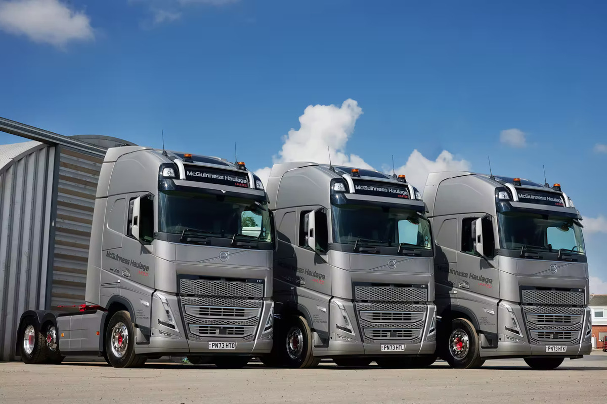 Six New Volvo FH 500 Tractor Units with I-Safe for McGuinness Haulage