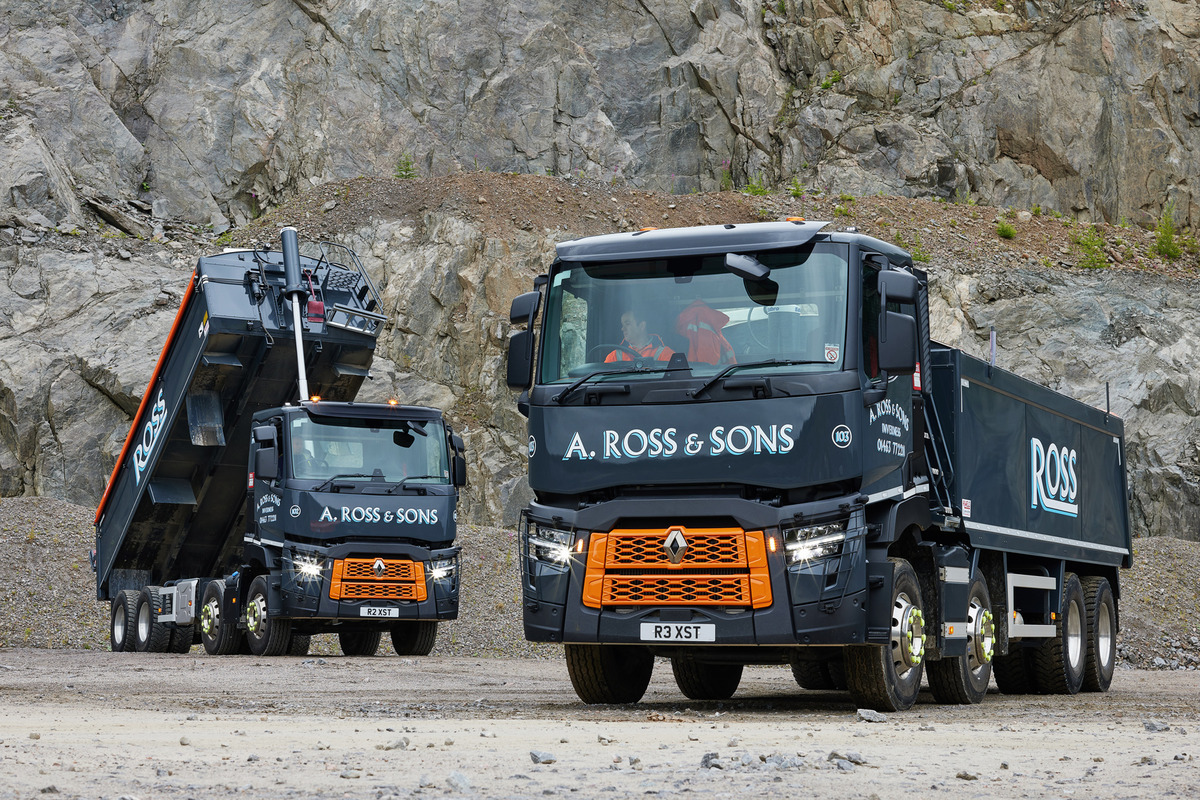 A Ross & Sons Welcome Renault to Their Tipper Fleet