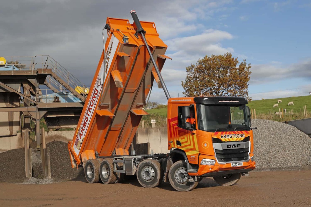 Thompsons DAF XDC Tipper Joins Thomas Armstrong Group