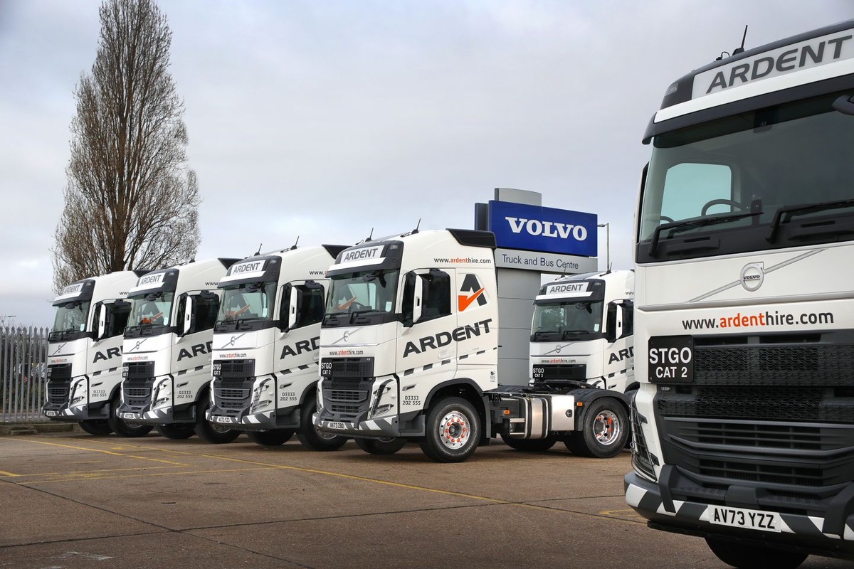 Ardent Hire Takes on 20 New Volvos