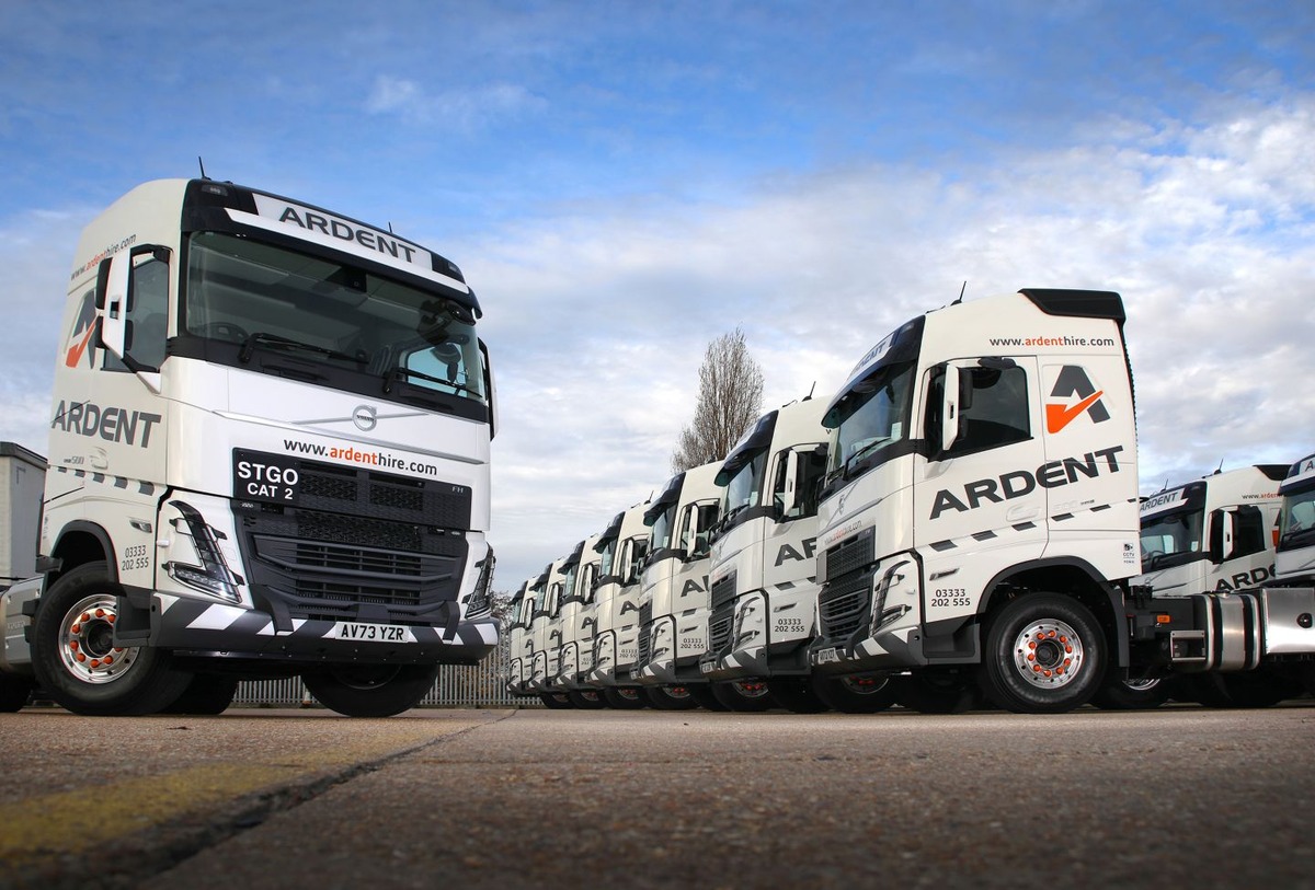 Ardent Hire Takes on 20 New Volvos