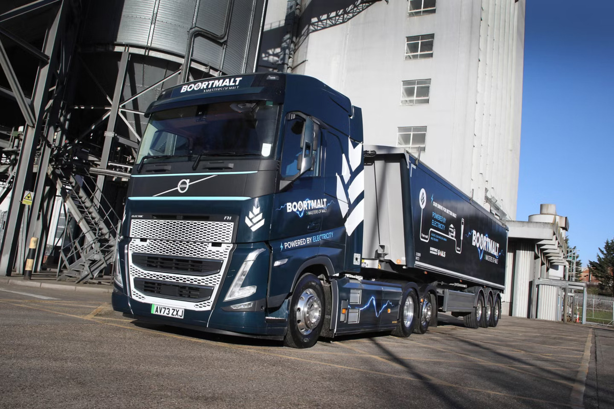 Boortmalt and Bartrums craft new greener chapter with Volvo FH Electric