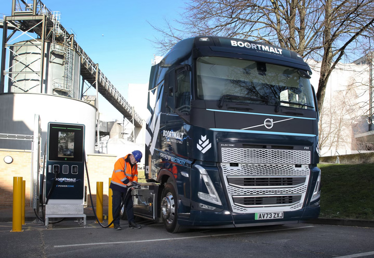 Boortmalt and Bartrums craft new greener chapter with Volvo FH Electric