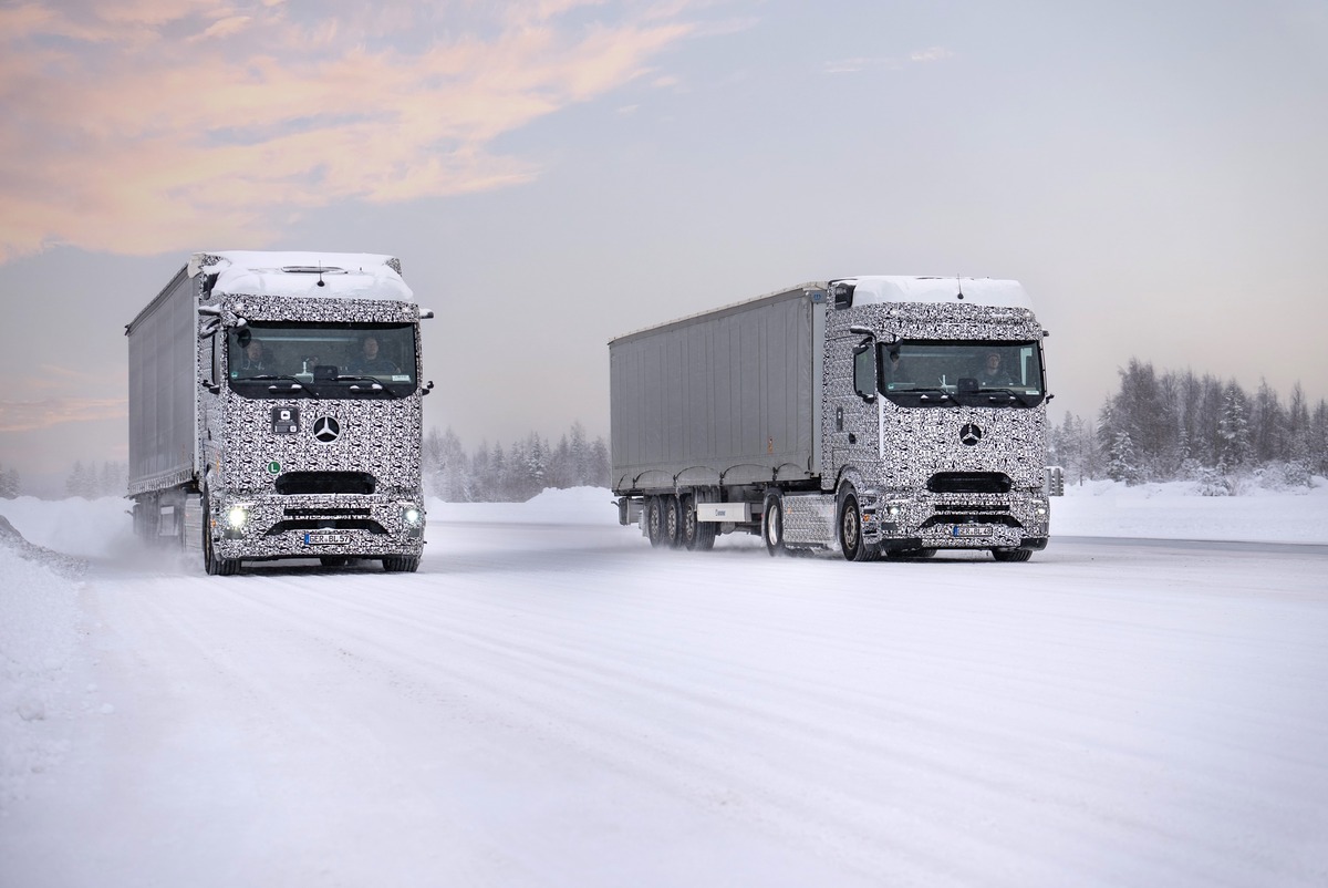 eActros 600 Completes Final Winter Trials in Finland