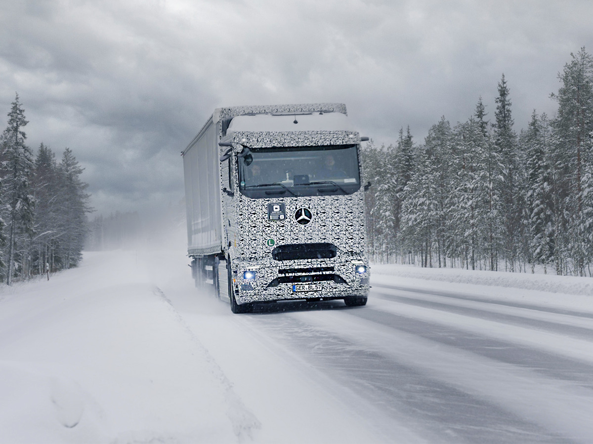 eActros 600 Completes Final Winter Trials in Finland