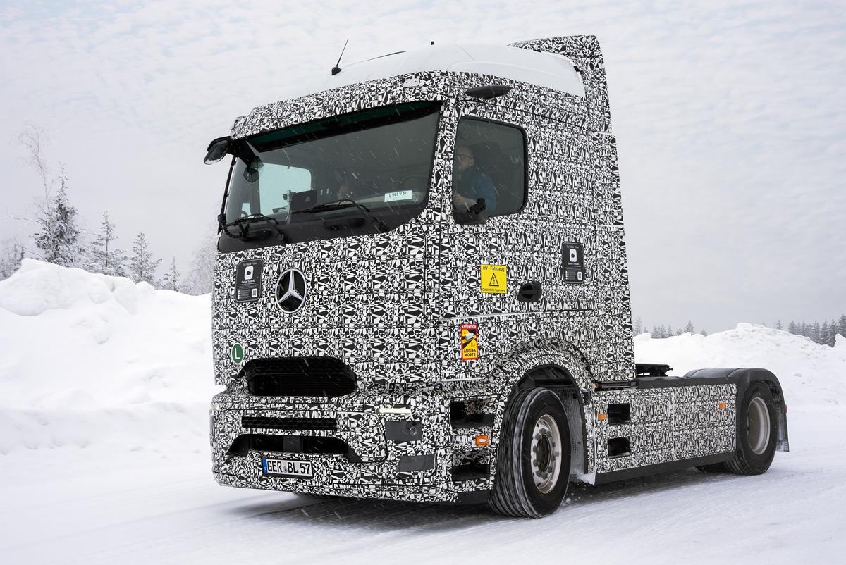 eActros 600 Completes Final Winter Trials in Finland