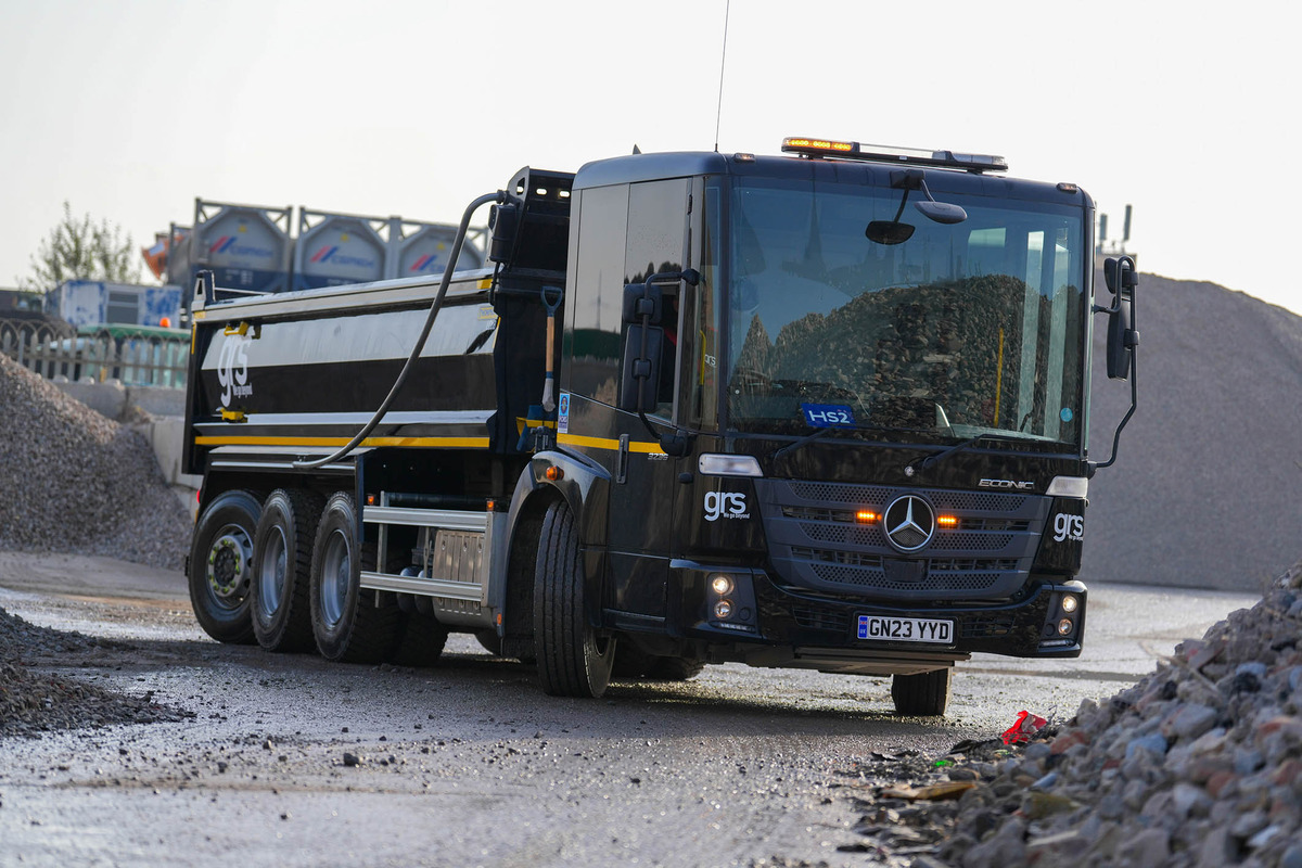 GRS Group Showcases The UK’s Largest Econic Tipper Fleet