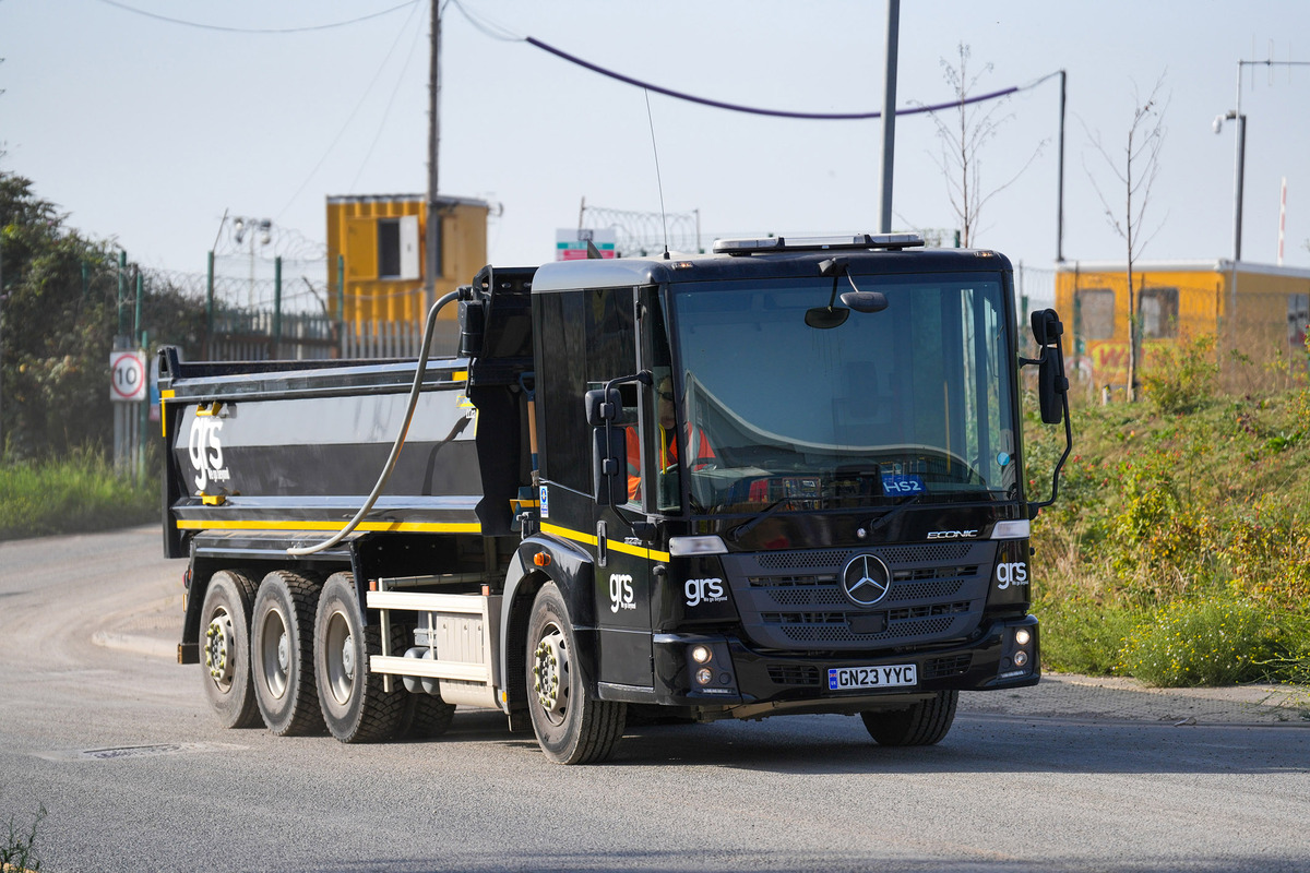 GRS Group Showcases The UK’s Largest Econic Tipper Fleet